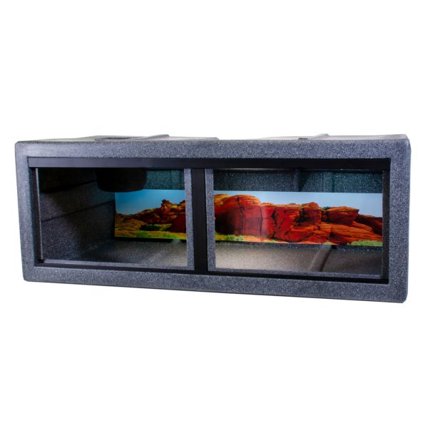 Vision Cage Model 422 - Black Granite - Desert Rock Formations Background