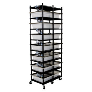 Vision Products 7 level rodent breeding rack for V-70 tubs