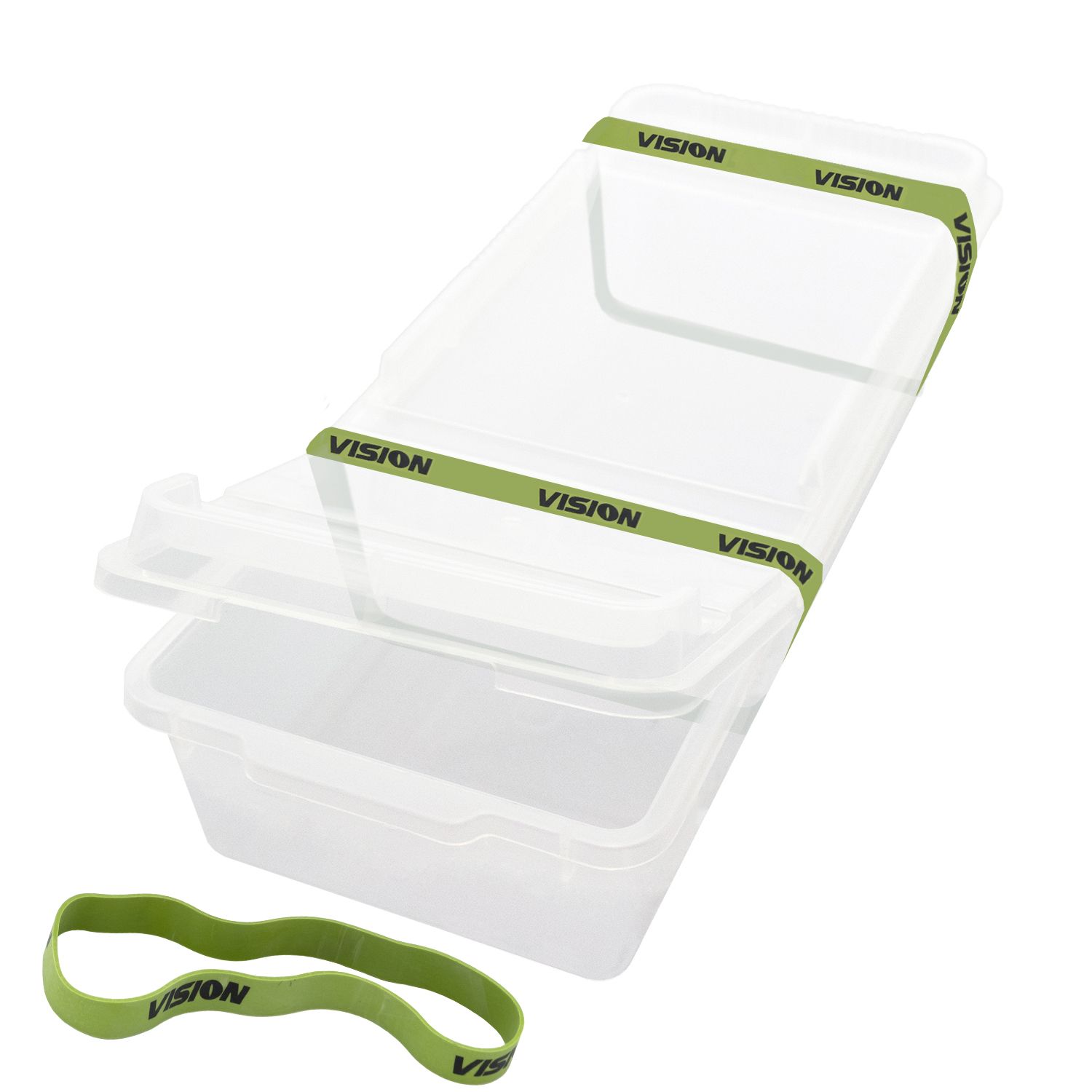 5.5-Quart Clear Storage Box with Lid, 12-Pack