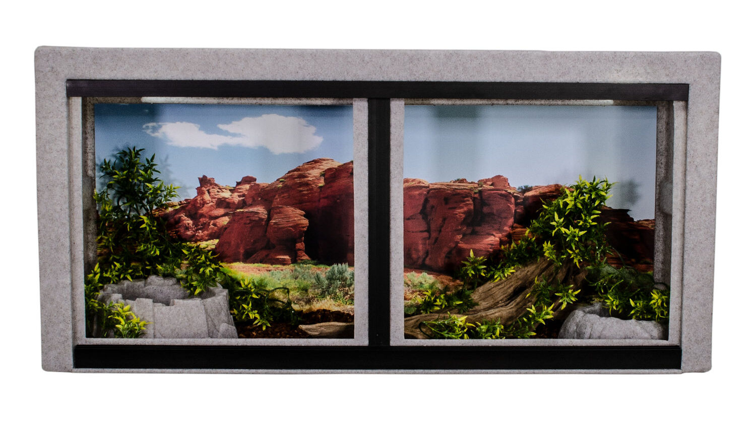 Vision Cage Model 415 - Classic Gray - Landscaped