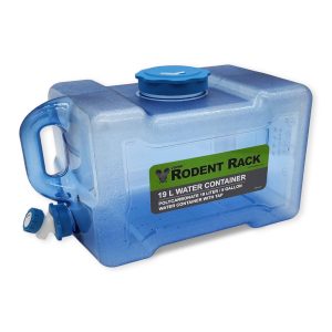 water jug for rodent rack