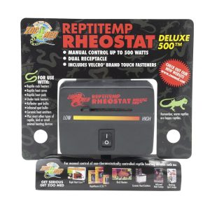 rheostat for reptile enclosures in the package