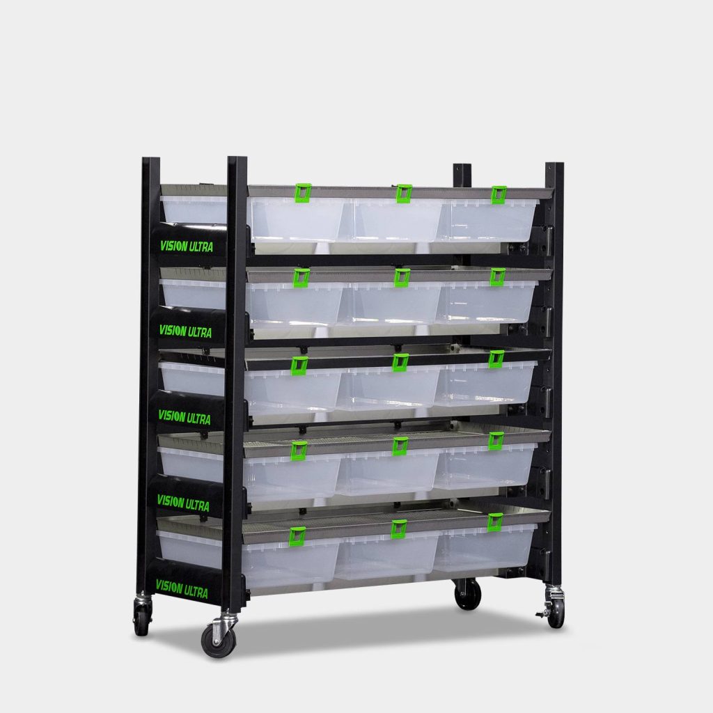 short 6 tub v 35 vision ultra rat rack elevated diagonal view full