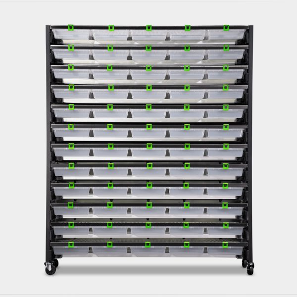 Max 10 Tub V 35S Vision Ultra Rat Rack 89.6 Inches Tall 78.7 Inches Long Front View