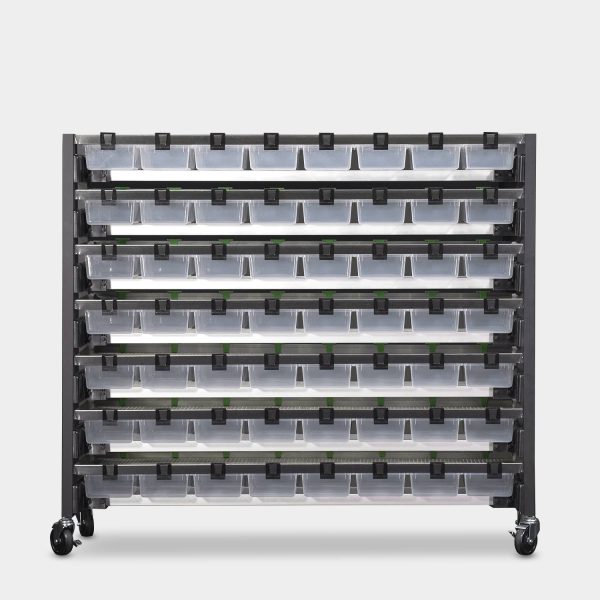 Short 8 Tub V18 Vision Ultra Rat Rack 52.2 Inches Tall 34.3 Inches Long Back View